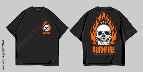 Design oversize streetwear burnfire 