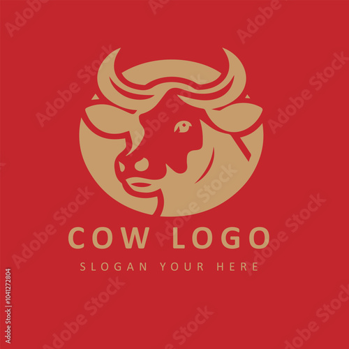 Some logos depict cows grazing in fields to show sustainability.