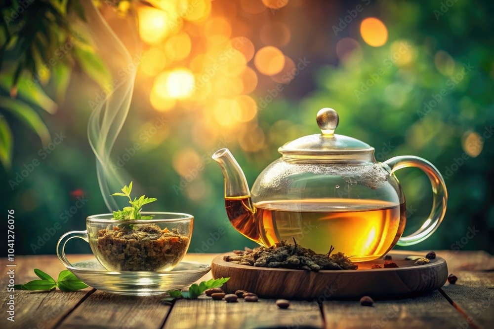Experience tranquility through Double Exposure Tea Harmony, featuring exquisite teapots, loose tea, and delicate cups designed for serene moments of relaxation and enjoyment. Experience tranquility through Double Exposure Tea Harmony, featuring exquisite teapots, loose tea, and delicate cups designed for serene moments of relaxation and enjoyment.
