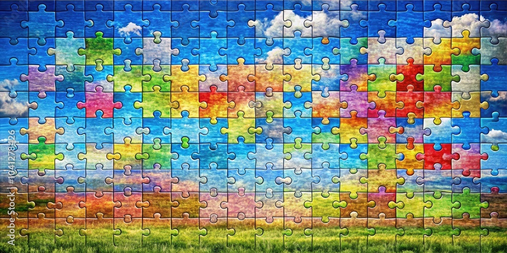 Featuring a flat illustration of an empty 500-piece jigsaw puzzle grid template, this design is perfect for creative projects and artistic endeavors. Customize freely! Featuring a flat illustration of an empty 500-piece jigsaw puzzle grid template, this design is perfect for creative projects and artistic endeavors. Customize freely!