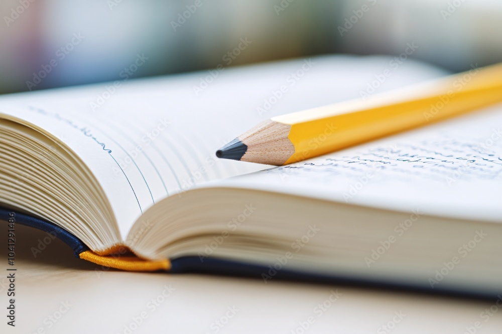 Pencil and Notebook: A Moment of Inspiration Pencil and Notebook: A Moment of Inspiration