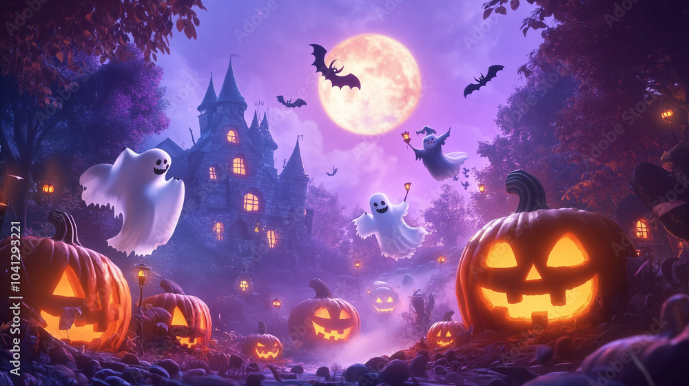 halloween background with pumpkin halloween background with pumpkin
