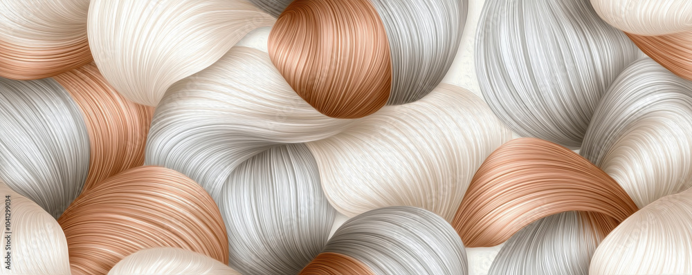 Swirling Hues: Abstract Hair Texture Background Swirling Hues: Abstract Hair Texture Background