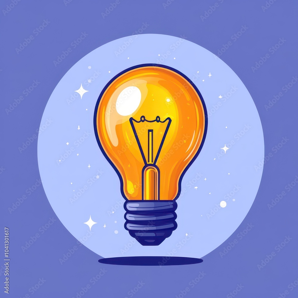 Shining Lightbulb Idea Shining Lightbulb Idea