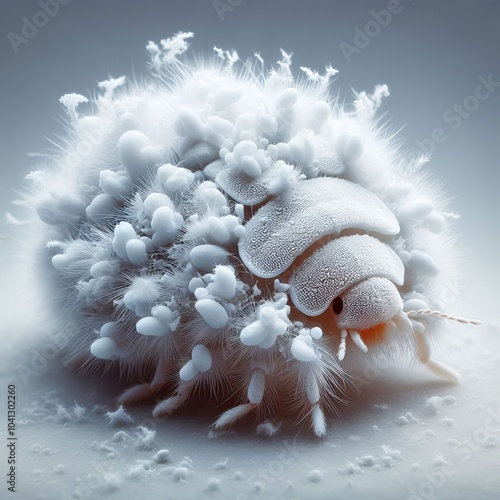 Mealybug's White Fluff Covered in a white cotton like wax the me photo