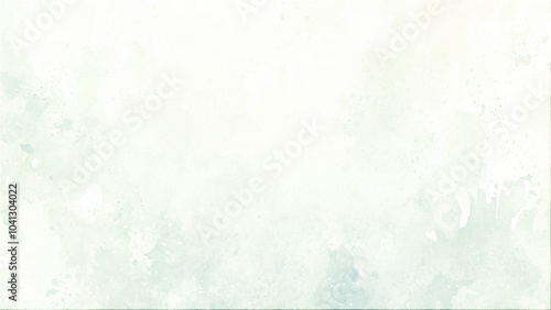 Green watercolor background for textures backgrounds and web banners design. Watercolor Background. Template and texture for graphics. Green and mint colors. Pastel and delicate. 