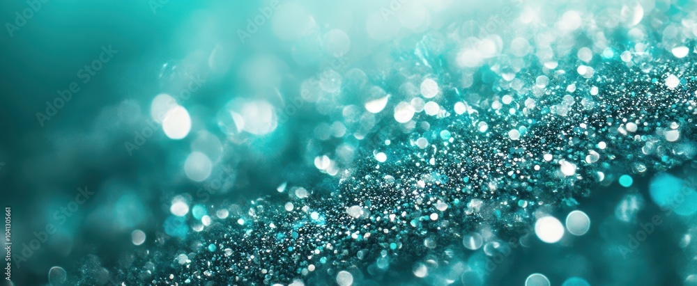The Glittering Turquoise Background The Glittering Turquoise Background