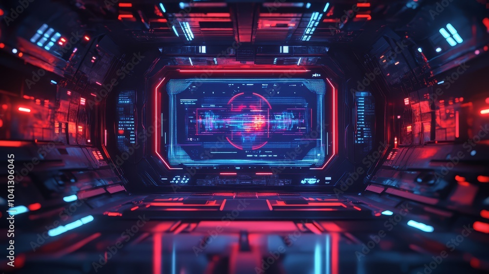 Futuristic Sci-Fi Interior Futuristic Sci-Fi Interior
