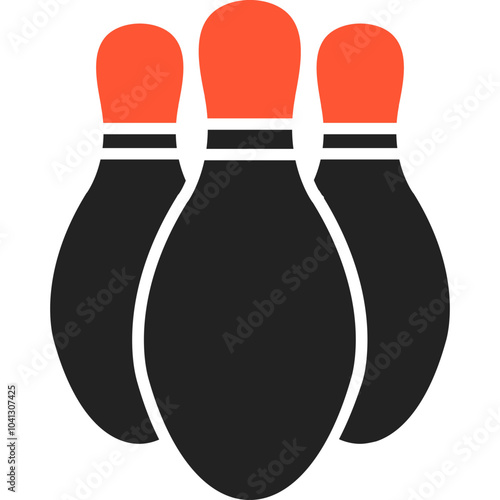 Bowling Pin Vector Icon