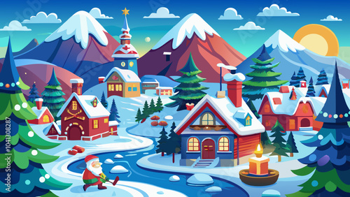 Santa claus village lapland finland