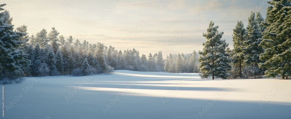 The Winter Forest Landscape The Winter Forest Landscape