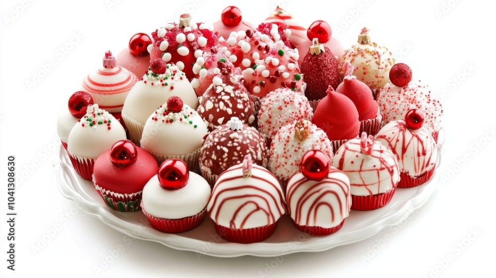 Cheerful Delights on a Soft White Background Cheerful Delights on a Soft White Background