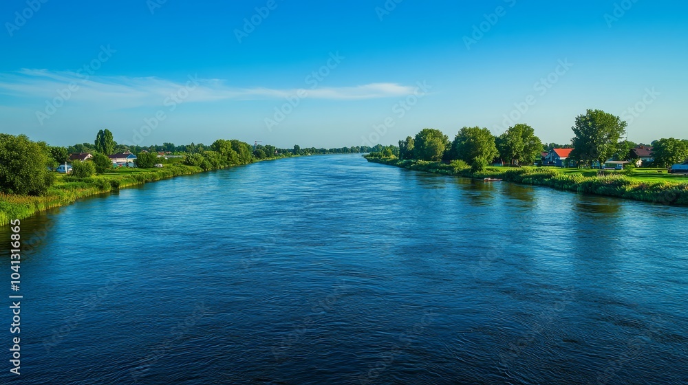 Serene River Landscape Serene River Landscape