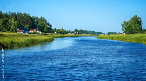 Serene River Landscape