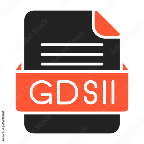 GDSII File Format Vector Icon Design