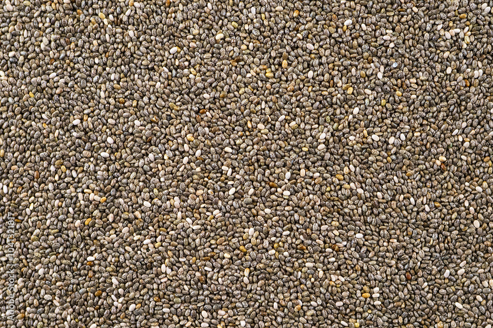Chia seeds, full-frame background of a food ingredient. Chia seeds, full-frame background of a food ingredient.