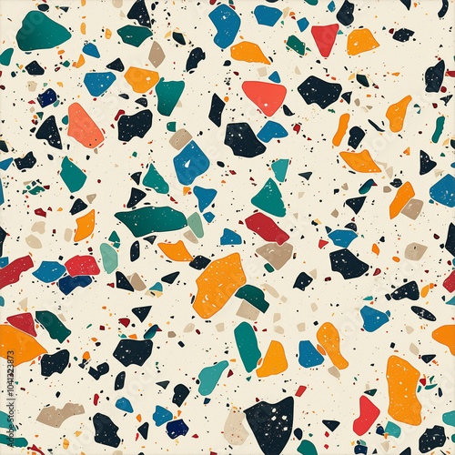seamless terazzo texture