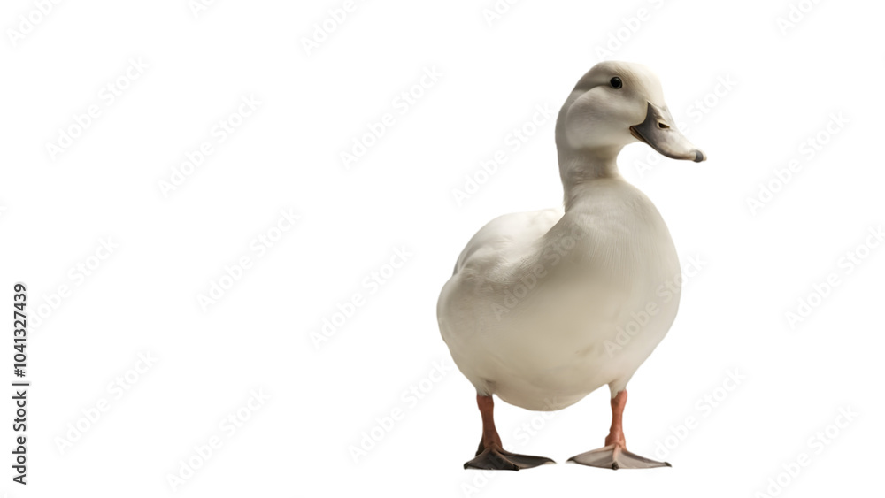 white goose isolated on white white goose isolated on white