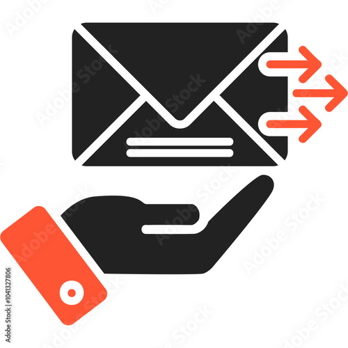 Send Mail Vector Icon Design