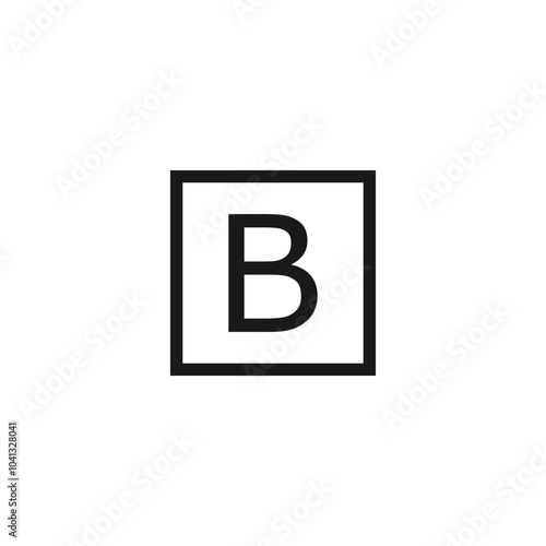 Bold icon isolated on white background.. Free Download Bold icon isolated on white background.. - GFXLoad