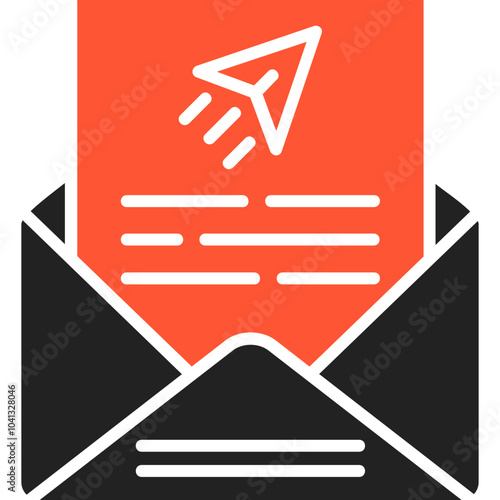 Send Mail Vector Icon Design