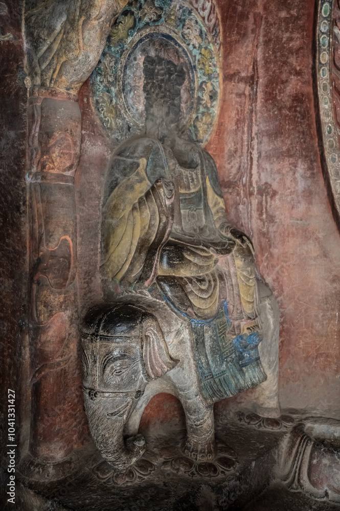 The Ancient Buddhist stone statues The Ancient Buddhist stone statues