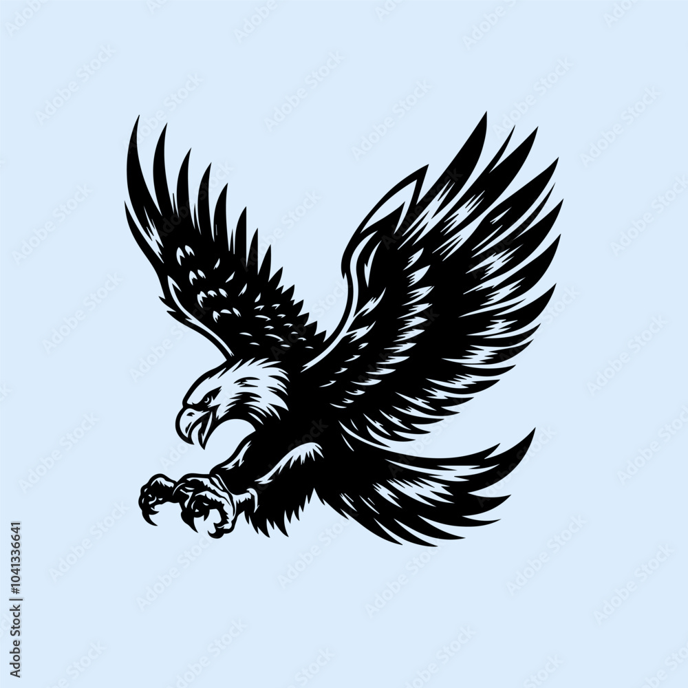 Fototapeta premium eagle in the form of a eagle