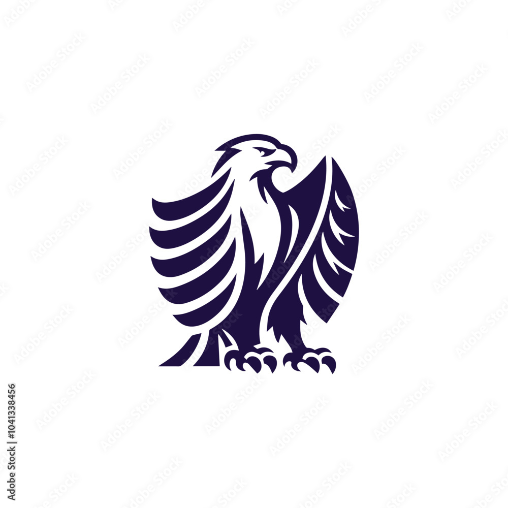 Obraz premium Modern eagle logo