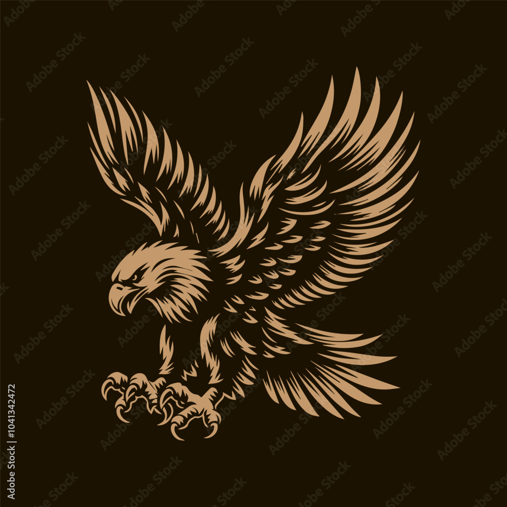 Obraz premium eagle tattoo design