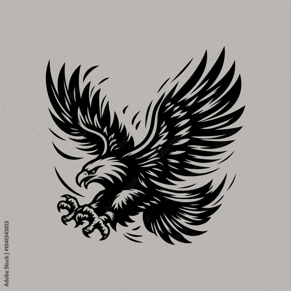 Obraz premium eagle tattoo design