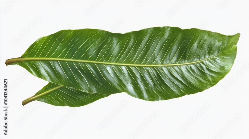 Fototapeta premium Fresh Xanthosoma Leaves in Overlapping Formation