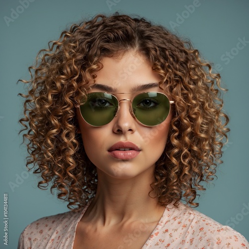 portrait of a woman with sunglasses