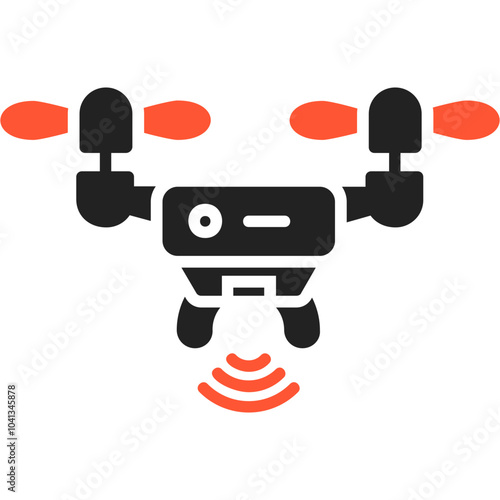 Drone Vector Icon Design