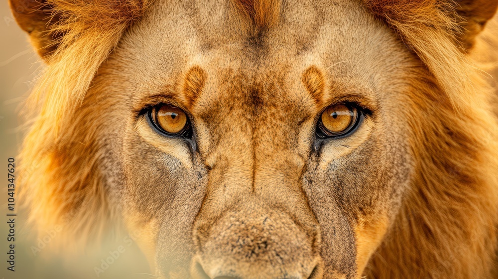Majestic Lion Portrait Majestic Lion Portrait