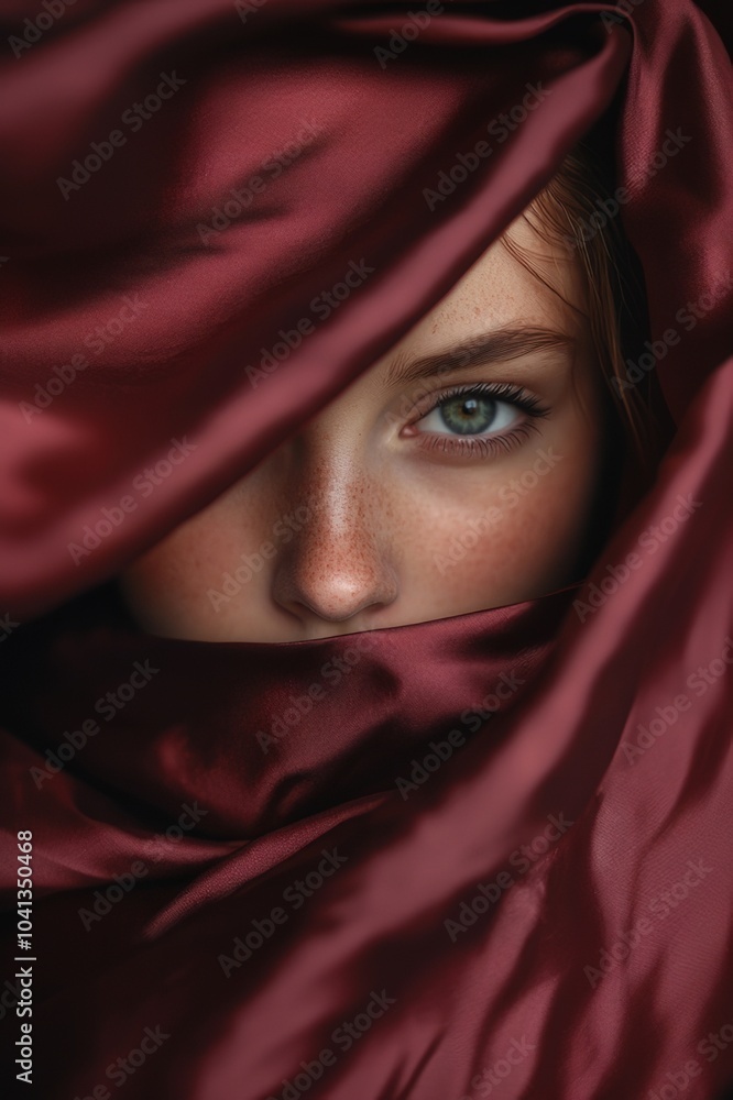 portrait of a woman with a veil portrait of a woman with a veil