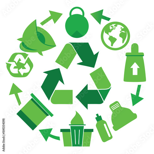 recycle symbol set