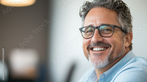 Man in Glasses Leading Small Business Strategic Planning Session