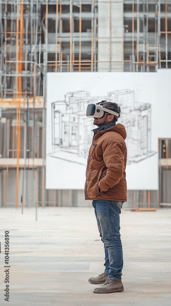 ARゴーグルを使った建設現場監督 ARゴーグルを使った建設現場監督