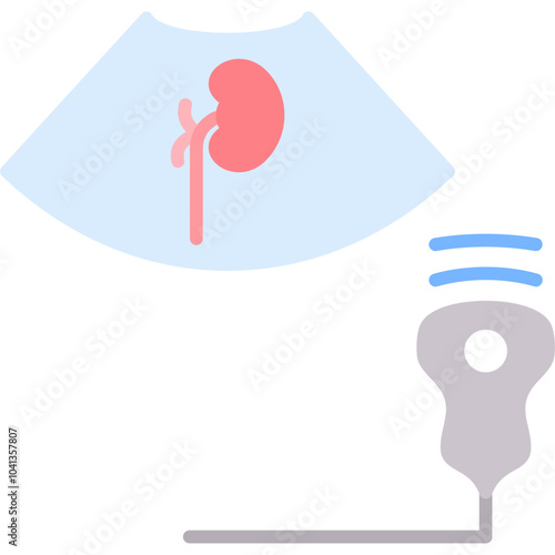 Kidney Ultrasound Icon