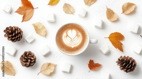 Autumn Coffee Art