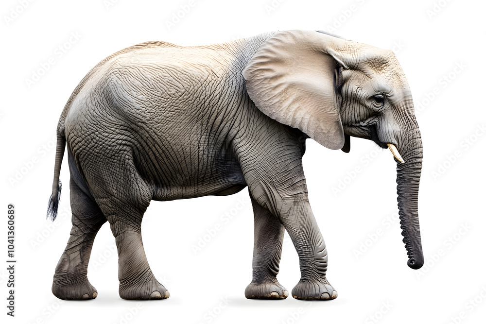 Elephant isolated on white background Elephant isolated on white background