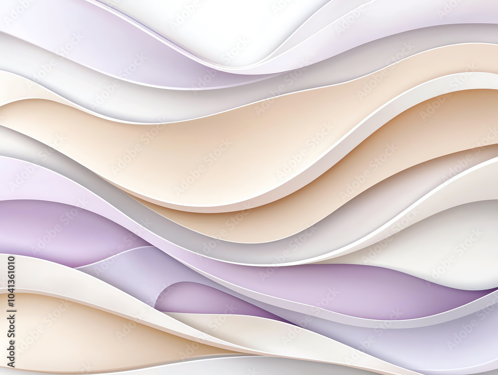 Soft serene waves a pale lavender and cream gradient background for calm and tranquility in design Soft serene waves a pale lavender and cream gradient background for calm and tranquility in design