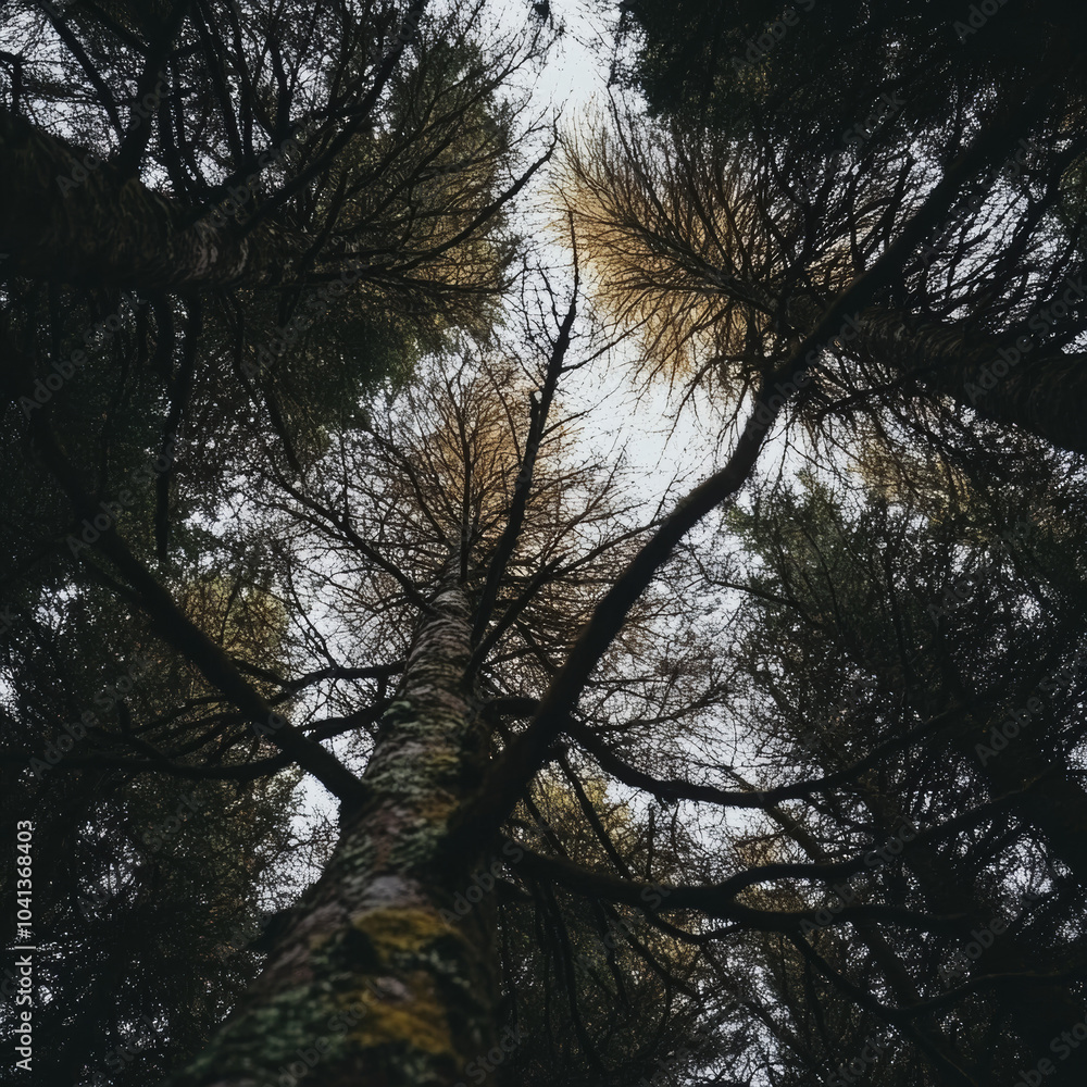 Obraz premium The forest is alive with sounds, from rustling leaves to distant animal calls, creating a vibrant tapestry of life and mystery.