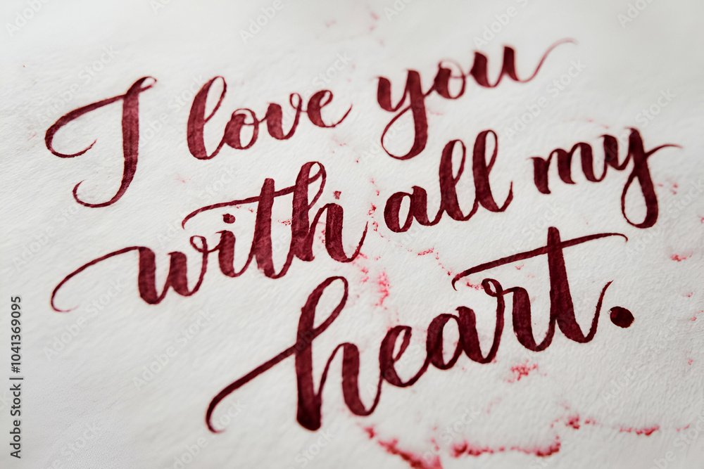 A heartfelt message reads A heartfelt message reads
