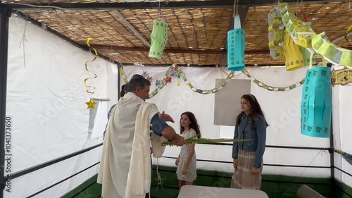 Jewish family blessing on the four species are four plants: the etrog, lulav, hadass, and aravah, mentioned in the Torah as being relevant to the Jewish holiday of Sukkot.