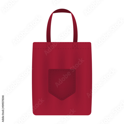 Tote bags with pocket. Fabric, reusable, eco-friendly, shopping, canvas, textile, carry, sustainable, black, red, beige, minimalist, accessory, fashion, simple, practical, branding.