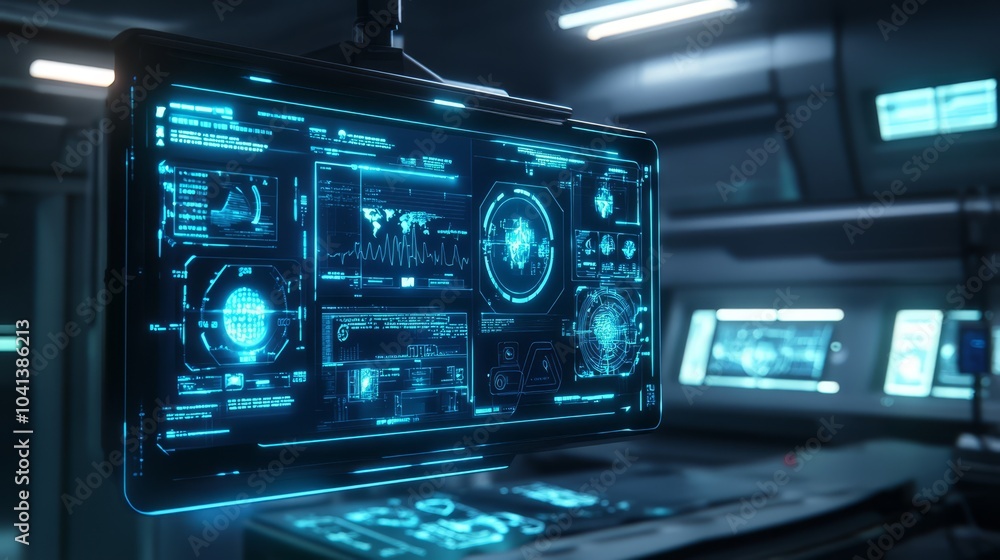 Futuristic Control Interface Futuristic Control Interface