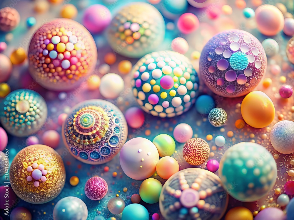 Fototapeta premium Boho Style Dots Background Loop Animation with Blobs and Dots in Pastel Modern Colors for Presentations and Motion Graphics