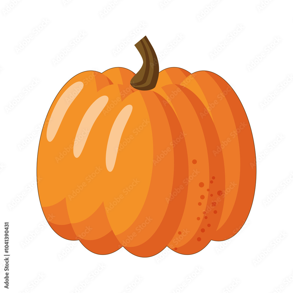 Ripe pumpkin isolated on white background. Ripe pumpkin isolated on white background.