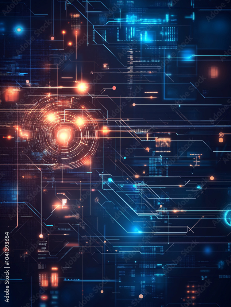 Obraz premium Digital Abstract Background